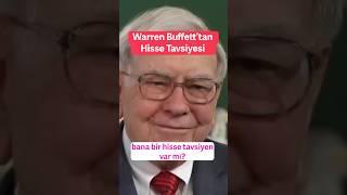 Warren Buffett küçük yatırımcılar için hisse Tavsiyesi veriyor! #borsa #yatırım