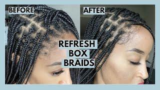 HOW TO REFRESH BOX BRAIDS | THE DIAMOND DENISE