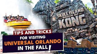 Visiting Universal Studios Orlando in the Fall - Our Best Tips and Tricks!!