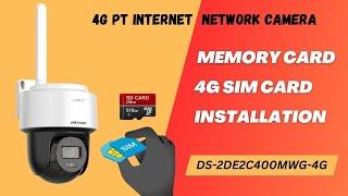 How to Install SIM and Memory Card in Hikvision DS-2DE2C400MWG-4G | Step-by-Step Tutorial