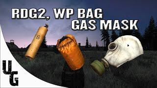 GDG2 White, Waterproof bag and GP5 Gas mask - Dayz Standalone