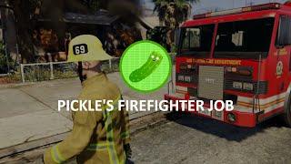 Pickle's Firefighter Job | Built-in Fire System | Scenarios