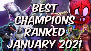 Best Champions Ranked January 2021 - Seatin's Tier List - Marvel Contest of Champions