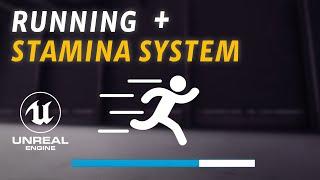 Running/Sprinting With Stamina Bar In Unreal Engine 5 For Beginners