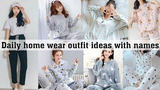 Daily home wear outfit ideas for girls with names||THE TRENDY GIRL