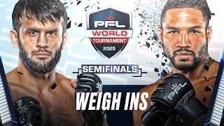 Semi Finals | Lightweights, Bantamweights & Women's Flyweights | Ceremonial Weigh Ins