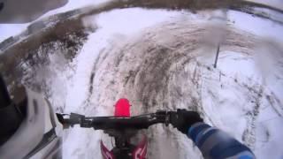 First Snow MX. Pitshop Pitbike Track. Apollo RFZ 125.