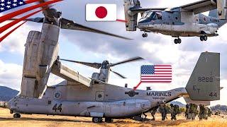 US-Japan Ospreys & Amphibious Forces in Action - Exercise Iron Fist 25