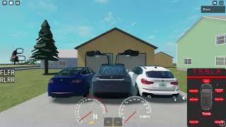 Tesla Model X Falcon Wing Doors in a Tight Parking Spot (Roblox)