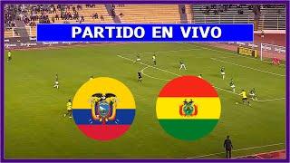  ECUADOR vs BOLIVIA EN VIVO  ELIMINATORIAS SUDAMERICANAS - FECHA 11 | LA SECTA DEPORTIVA