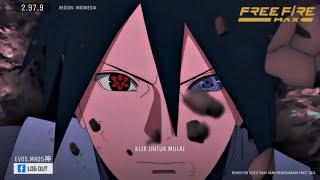 LOADING SCREEN FF MAX TEMA UCHIHA SASUKE VIRAL DI TIKTOK AUTO BADAS MAIN NYA CUY 