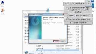 How to remove DAEMON Tools Pro from your PC.