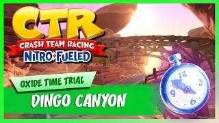 Crash Team Racing Nitro-Fueled | Dingo Canyon | Oxide & Tropy Time Trial