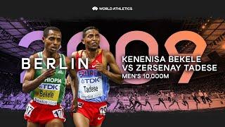 Kenenisa Bekele  kicks to 10000m  | World Athletics Championships Berlin 2009