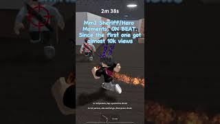 Roblox mm2 sheriff/hero moments.. BUT ON BEAT! #fypシ #roblox #gaming #shortsfeed #mm2 #roadto5k#edit