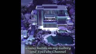 SIMS 4 | Winter builds | No CC  #thesims4 #sims4 #thesims4build #เดอะซิมส์4 #asian