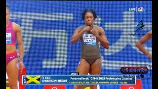 Elaine Thompson  vs. Sha’carri Richardson @Prefontaine Classic 2022.