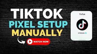 How to install tiktok pixel manually on shopify website 2024?