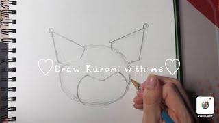 ︎How to draw Kuromi︎ ~ aesthetic Sanrio drawing