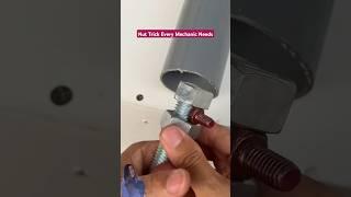  Genius Nut Fastening Tip  #shorts