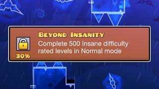 Beating insane levels because I want the achievement!!!!