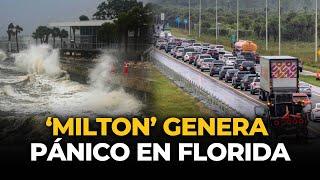 HURACÁN MILTON: más de 5 MILLONES DE PERSONAS EVACÚAN ante INUNDACIONES DE 4 METROS | El Comercio