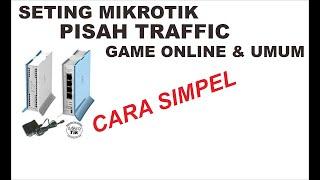 Mikrotik settings separate online and general game traffic