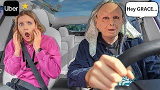 SCARY OLD LADY is UNDERCOVER as my UBER DRIVER!! - You Won't Believe What Happened...