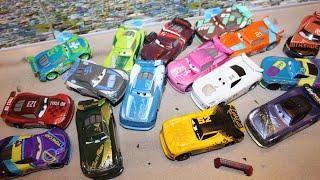 Disney Cars Crash Damaged Next-Gen Piston Cup Racers (Florida 500) Customs