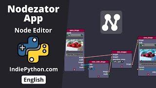 Node Editor in Python/pygame - Nodezator App - Indie Python