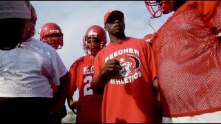Courtney Hawkins; Teaching kids lessons on the football field to help them in life