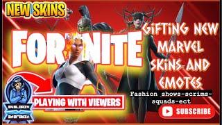 LIVE - FORTNITE X MARVEL update with battle pass and Skin giveaway #viral #fortnite #shorts #fyp