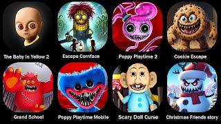 all Roblox new: Escape cornface, cookie, gran shool Scary doll Curse, Christmas story