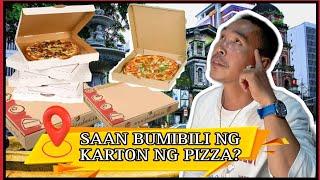 Saan bumibili ng KARTON NG PIZZA? (Mura at Abot kaya na PIZZA BOX!)