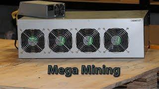 Mining rig built in closed casing on riser-less motherboard..?