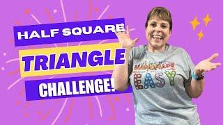 Half Square Triangle Quilt Block Challenge -Week 3!