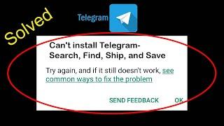 Fix Can't Install Telegram App In Playstore problem | Solve Can't Install App on Play store Android