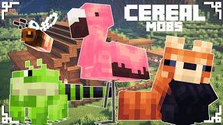 NATURALIST MOD BUT MCPE?!! TRY THIS | CEREAL MOBS V2.0 Addon MCPE 1.19