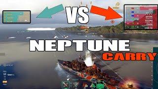 Neptune: 7 Kills - Insane Division Carry - WOWS