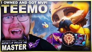 I GOT MVP ON THE MIGHTY TEEMO! | League of Legends