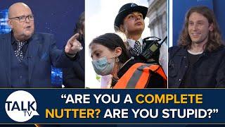 "Are You A Complete Nutter? Are You Really This Stupid?" | James Whale vs Just Stop Oil Film Maker