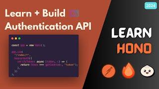 Learn Hono Framework by Building API Authentication | Tested in Postman