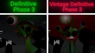 Incredibox Sprunki – Definitive Phase 3 vs Vintage Definitive Phase 3