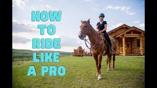 HOW TO RIDE A HORSE WESTERN (BEGINNERS TRAIL RIDING GUIDE)