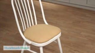 Upholstering a Vanity Chair - Handmade Home - Martha Stewart