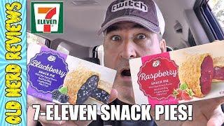 7-Eleven Raspberry & Blackberry Snack Pies REVIEW 