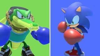 Mario & Sonic At The Olympic Games Tokyo 2020 Boxing Vector VS  Master Sonic