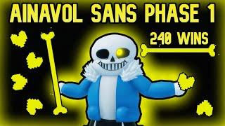 UnderTale: Hour Of Judgement (Ainavol Sans Phase 1)(240 Wins)