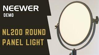 Neewer Demo | NL200 Round Panel Light