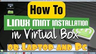 how to install linux mint 19 in virtual box